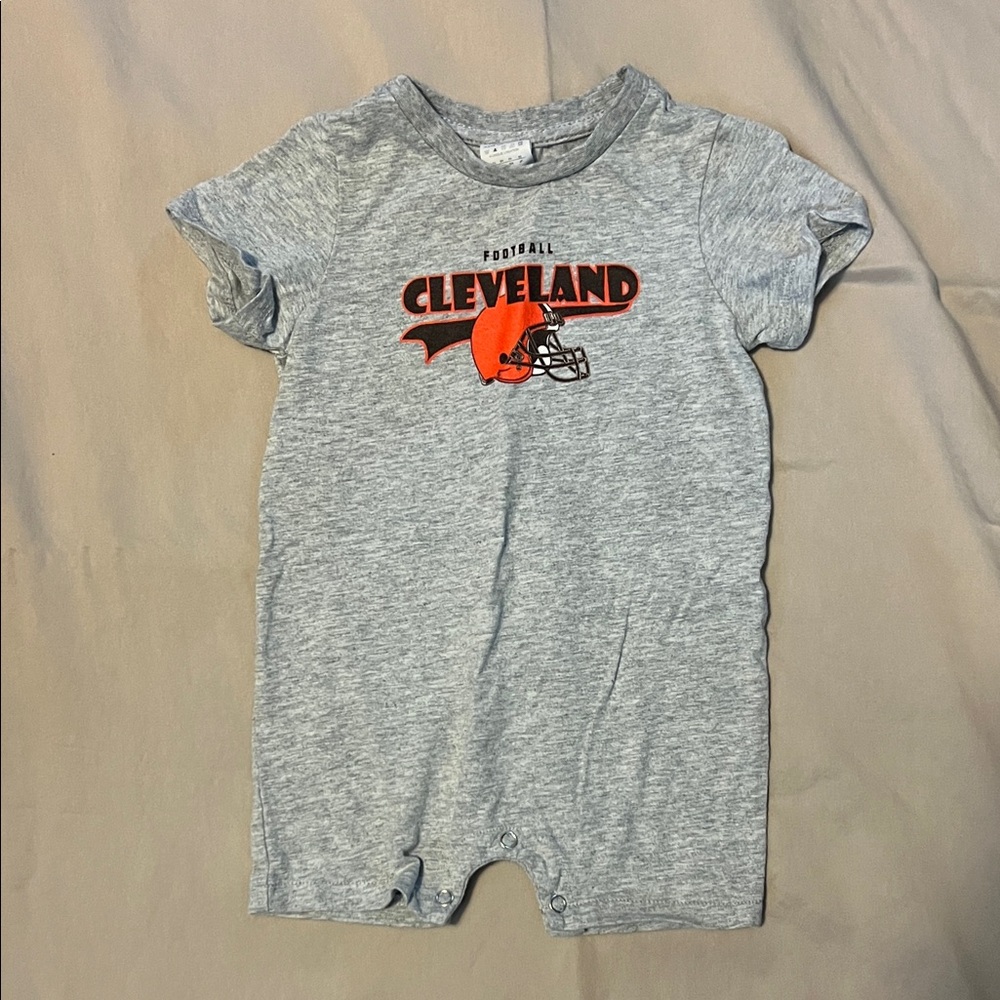 Cleveland Football Gray Bodysuit